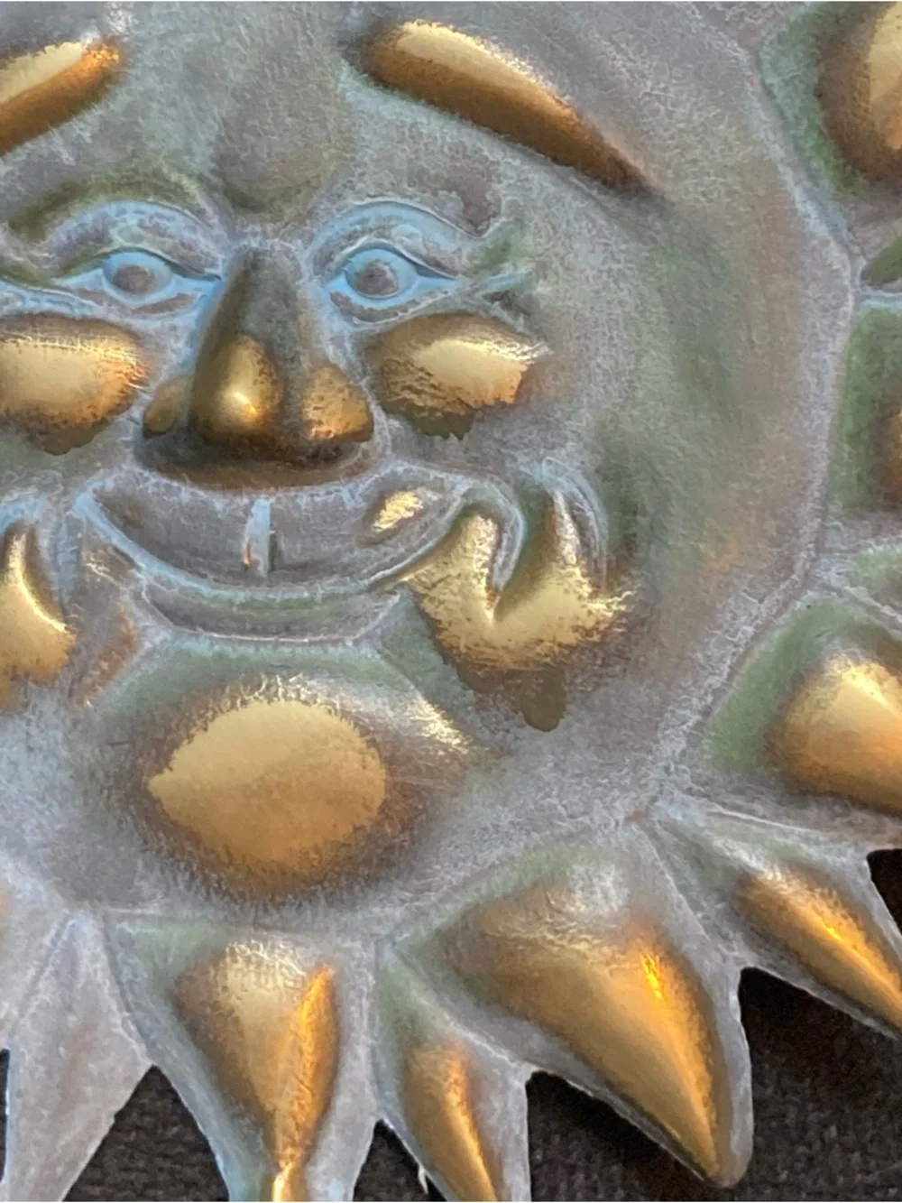 1994 Pair of Sun and Moon PartyLite metal candle holders - Picture 11 of 16
